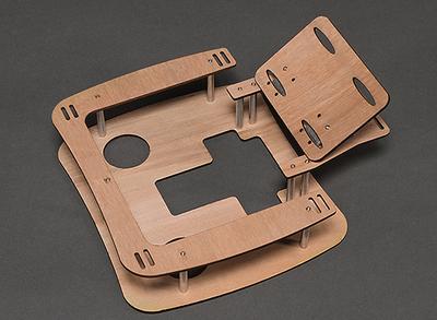 Wooden Transmitter Tray w/Neck Strap (Great for FPV)