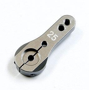 Futaba Standard 25T CNC Aluminum Single Side Arm SO004 - Silver