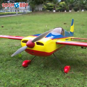 WM 57in Slick540 50E Balsa Wood RC Electric Airplane ARF V2 Standard Version-Yellow