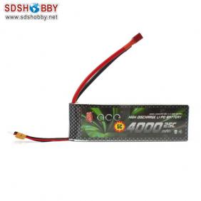 Gens ACE New Design High Quality 4000mAh 25C 3S 11.1V Lipo Battery with T Plug