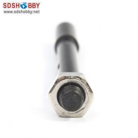 Drive shaft with screw In reverse Length=62mm Dia-A=4mm  Dia-B=5.3mm Side=3.5X3.5mm