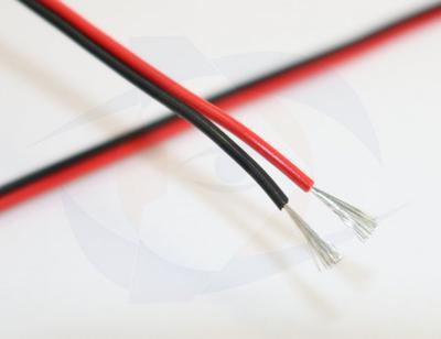 PVC Power Wire - 26ga Red & Black - 1m