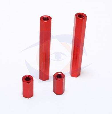 HQ M3x10MM Hex Standoff - RED (2pcs) V2