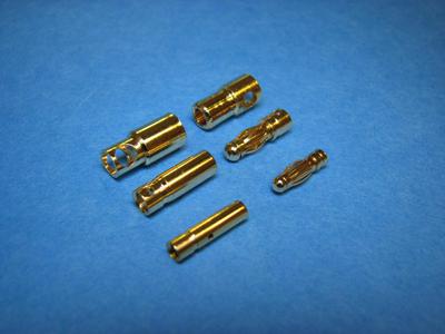 3mm Bullet Connectors - 1 Pair