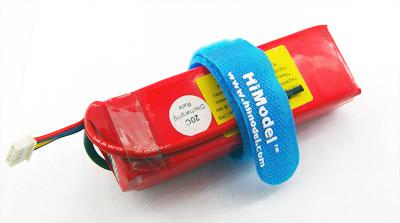 HiModel  Velcro  25CM x 2CM - Red (5pcs)