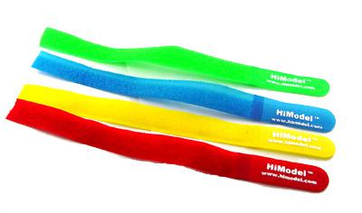 HiModel  Velcro  25CM x 2CM - Red (5pcs)