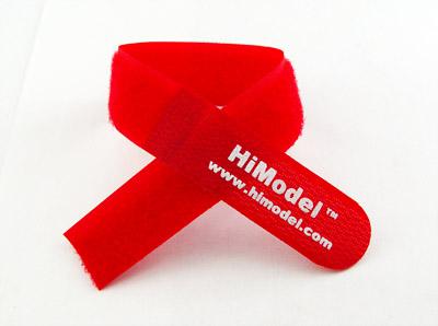 HiModel  Velcro  25CM x 2CM - Red (5pcs)