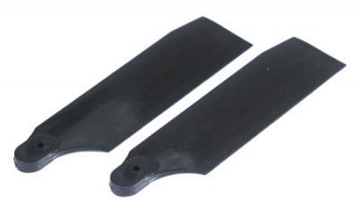 KBDD 70mm Tail Blades - Midnight Black