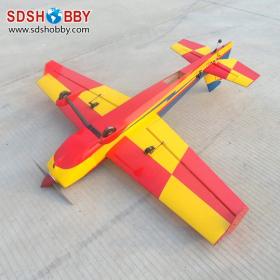 WM 57in Slick540 50E Balsa Wood RC Electric Airplane ARF V2 Standard Version-Yellow