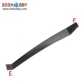 One Pair Carbon Fiber Landing Gear with 3K Treatment for 50 Grade Nitro Airplanes-Type A