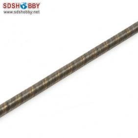 Flexible Axle (Round & Square) Positive Dia. =φ4.76 Side=3.7X3.7mm Length=500mm for RC Model Boat