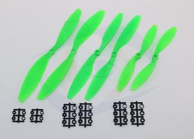 Gemfan ABS Propeller - 9 x 4.7 (2PCS, CW & CCW) GREEN