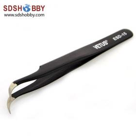 VETUS Anti-static High-precision Stainless Steel Tweezers/ Cuspidal Nipper/ Bent Clamp