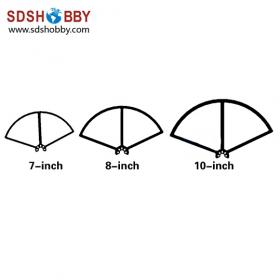 4pcs* 7in DIY Glass Fiber Propeller Anti-collision /Shielding Ring for Quadcopter/ Hexrcopter / Octocopter/ Multicopter- Black