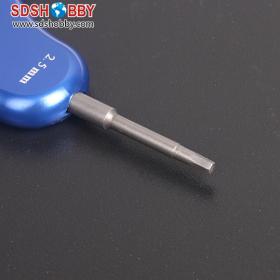 Miracle Triangle Hex Wrench 1.5mm/ 2.0mm/ 2.5mm-Blue Color