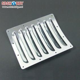 Cooling fin for airplane cowl 120×100×0.5mm