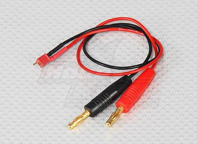 Micro T-Connector Charge Lead w/4mm Banana Plugs