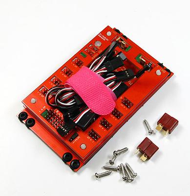 Dual Power Input Servo Distribution Board W/CDI Remote Switch