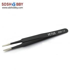 VETUS Anti-static High-precision Stainless Steel Tweezers/ Cuspidal Nipper/ Bent Clamp