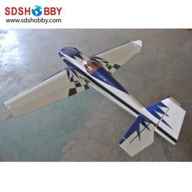 NEW 30% Scale 87in Slick 540 50cc Carbon Fiber Version Super 3D RC Gasoline Airplane/Petrol Airplane ARF-Blue & White Color