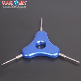 Miracle Triangle Hex Wrench 1.5mm/ 2.0mm/ 2.5mm-Blue Color