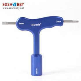 Wrench 14mm/ 3mm/ 4mm-Blue for EME DLE Gas Engine