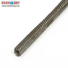 Flexible Axle (Both Square) Positive Dia. =φ6.35 Side=5X5mm Length=365mm for RC Model Boat