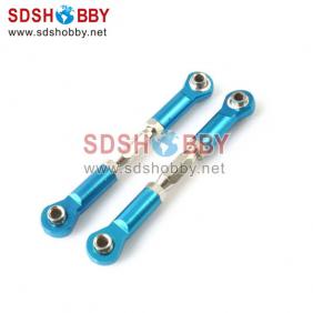 Alum.Steering Linkage 2PCS    blue