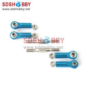 Alum.Steering Linkage 2PCS    blue