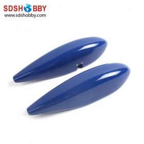 Wheel Pants for Slick 540 30-35cc RC Gasoline Airplane (with winglets) Blue/ White Color (for AG342-B)