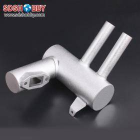 Side Exhaust Pipe for CRRC GF45i/ 45CC and Zenoah 45CC Engines