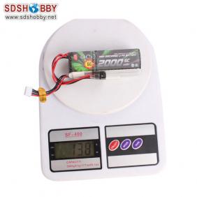 Gens ACE New Design High Quality 2000mAh 5C 3S 11.1V Lipo Battery with T Plug