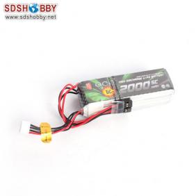 Gens ACE New Design High Quality 2000mAh 5C 3S 11.1V Lipo Battery with T Plug