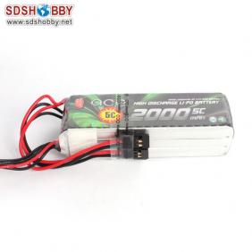 Gens ACE New Design High Quality 2000mAh 5C 3S 11.1V Lipo Battery with T Plug