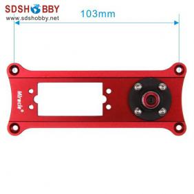 High Quality CNC Metal Servo Rudder Mount Set with 5.0in Double Arm