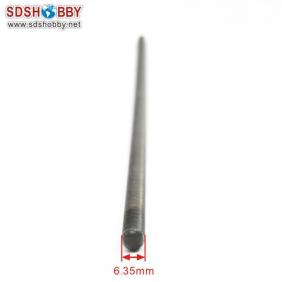 Flexible Axle (Round & Square) Positive Dia=φ6.35 Side=5X5mm Length=500mm for RC Model Boat