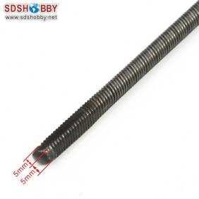 Flexible Axle (Round & Square) Positive Dia=φ6.35 Side=5X5mm Length=500mm for RC Model Boat