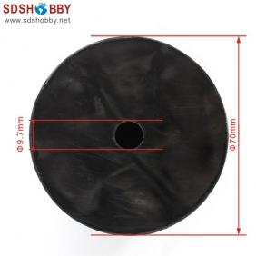 RC Model 2.75″ （69.8mm） Carbon Fiber Spinner with Carbon Fiber Back plate 3K Surface Processing