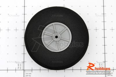 Î¦75xH24mm Plastic Landing Wheel + Solid Sponge Tyre