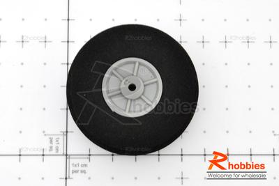 Î¦55xH19mm Plastic Landing Wheel + Solid Sponge Tyre