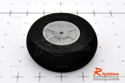 Î¦35xH12mm Plastic Landing Wheel + Solid Sponge Tyre