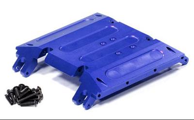 Integy Billet Machined Tube Frame Skid Plate Axial Wraith Blue INTC24155BLUE