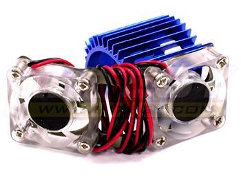 Integy Twin Motor Cooling Fan + Heatsink 540/550 INTC23251BLUE