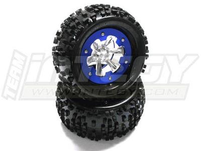 Integy Type IV 3.0 Wheel + Tire 2.2 Crawler INTC22840BLUE