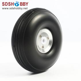 RC Airplane RC Airplane PU wheel with CNC Aluminum Hub 2'' (D50.8x H20 x Φ3mm)