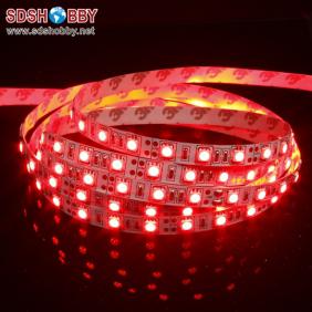 Red 1 Meter Super Bright Non-water-tight LED Night Strip Light/ LED Strap Light/ LED Light Bar 12V with 3M Adhesive Patch