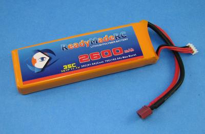 RMRC 2600mAh 3S 35C Thin Lipo Pack