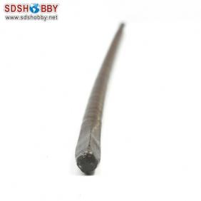 Flexible Axle (Both Square) Positive Dia. =φ6.35 Side=5X5mm Length=410mm for RC Model Boat