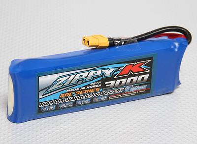 Zippy-K Flightmax 3000mah 3S1P 20C Lipoly Battery