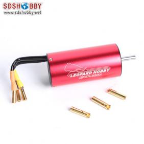 Leopard 4 Poles 2650KV Brushless Inrunner Motor LBP3674-2.5D for RC Car and Boat